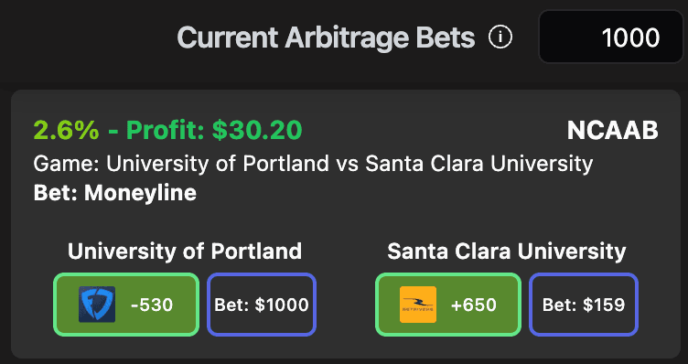 Arbitrage Finder